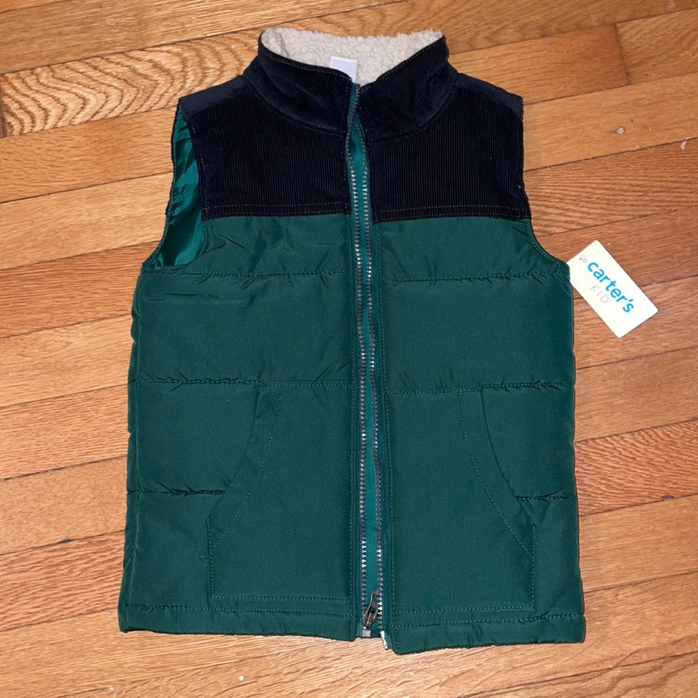 NWT Carters Puffer Vest Boys Sz 6